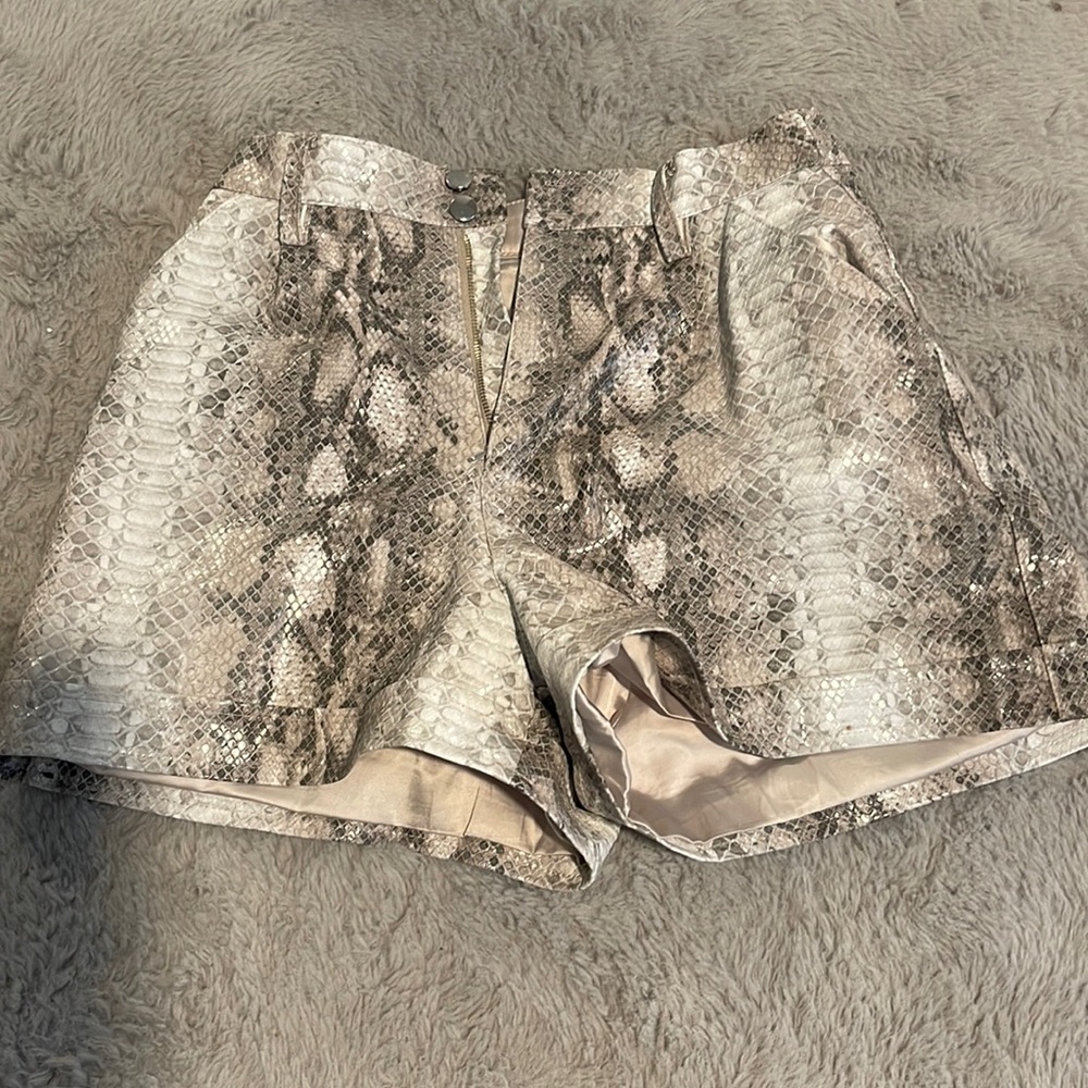 Song of style Snake Skin Shorts